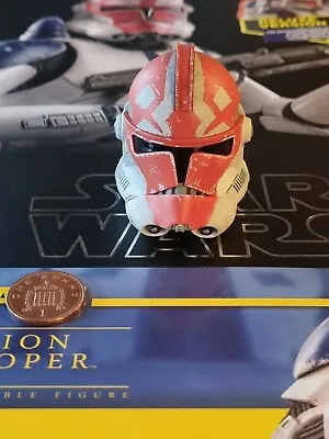 Buy Hot Toys Star Wars Clone Wars 501st Battalion Helmet 3 Loose 1/6th Scale • 49.99£