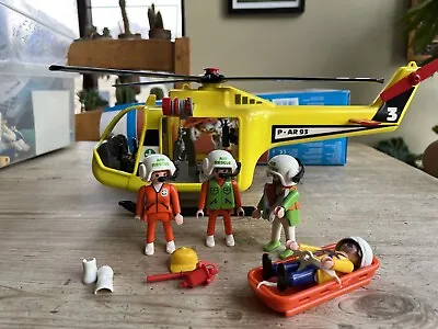 Buy Playmobil 3845 Air Rescue Helicopter 100% Complete - Ref PM/04 • 24.99£