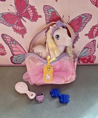 Buy My Little Pony G3 Fluttershy, Bag, Crown, Bracelet, Brush & 2x Clips. Near Mint • 20£