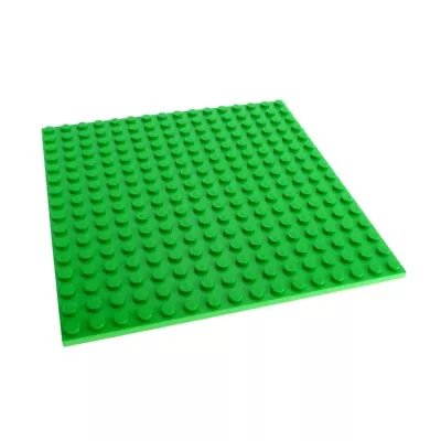 Buy 1x LEGO Building Plate 16x16 Both Sided Buildable Light Green 10261 31209 4611777 91405 • 5.85£