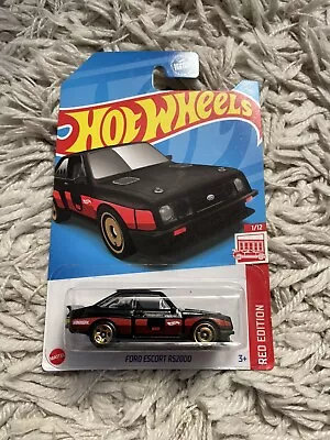 Buy Hot Wheels - Ford Escort RS2000 - Target Red Exclusive - Blister Issue • 8£