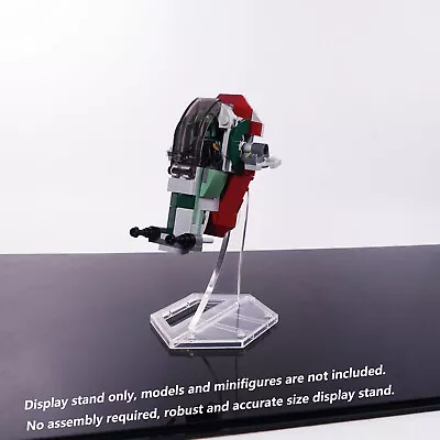 Buy Display Stand For LEGO 75344 Slave 1 Boba Fett’s Starship, Acrylic 3D Stand Only • 10.08£