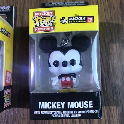 Buy Funko Pop Walt Disney Mickey Mouse 90 Years Pocket Pop! Keychain Keyring • 3.99£