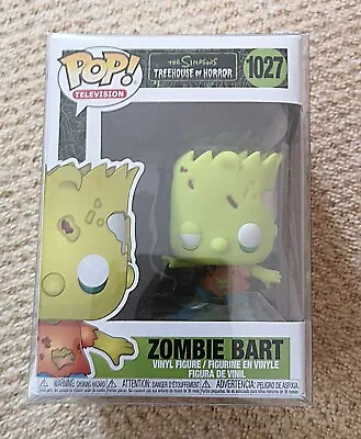 Buy Funko Pop! The Simpsons Treehouse Of Horror Zombie Bart #1027 NEW WITH PROTECTOR • 17£