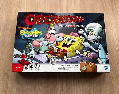 Buy OPERATION SpongeBob Squarepants Family Fun Kids Board Game Nickelodeon • 9.99£