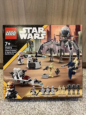 Buy LEGO Star Wars: Clone Trooper & Battle Droid Battle Pack (75372) • 18.99£