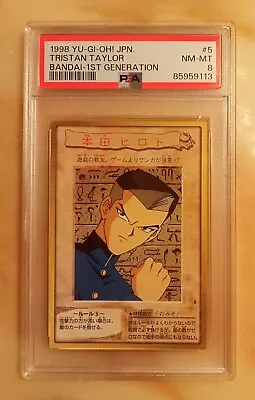 Buy Yu-Gi-Oh 1998 BANDAI Tristan Taylor PSA 8 NM-MINT 1st Generation Japanese #5  • 63.24£