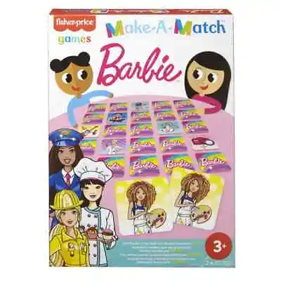 Buy Barbie Doll Fisher Price Mattel Games Matching Game Barbie Kids Gift Brand NEW! • 26.90£