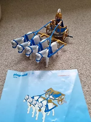Buy Playmobil 4274 Roman Legion Commander With Chariot In Fantastic  Condition.  • 20£