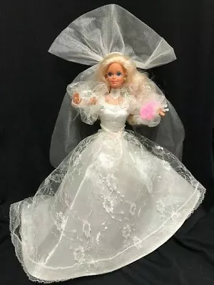 Buy 1966 Barbie Bride W/long Veil, Corsage & Engagement Ring (FC104-4 T0178) • 37.75£