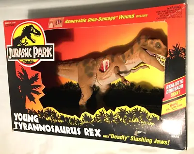 Buy Young Tyrannosaurus Rex T-rex New Kenner 1993 Jp06 Box Dino Wound Jurassic Park • 249.99£