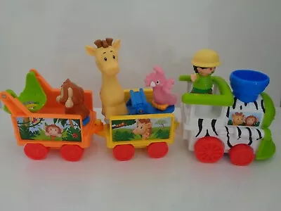 Buy Fisher Price Little People Safari Train & Animals Musical • 11£