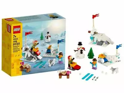 Buy LEGO City Winter Snowball Fight And Village Scene 40424 - Brand New And Sealed  • 19.50£