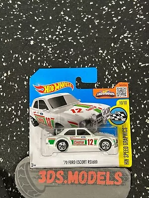 Buy FORD ESCORT RS1600 WHITE CASTROL Hot Wheels 1:64 **COMBINE POSTAGE** • 7.95£