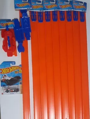 Buy Hot Wheels Launcher, Loop, 8 Pieces Of 24  Straight Tracks, 1 Best For Track Car • 24.57£