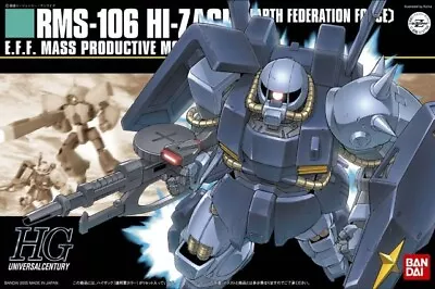 Buy Gundam RMS-106 HI-ZACK E.F.F HGUC 1/144 Bandai Model Kit Gunpla  • 14£