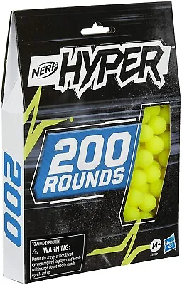 Buy NERF Hyper 200-Round Refill Includes 200 Hyper Rounds For Hyper Blasters E8959 • 29.99£