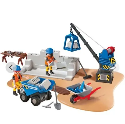 Buy Playmobil 70513 Building Site Construction Set City Action Play Mobil • 15.99£