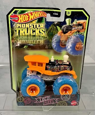 Buy Hot Wheels Monster Trucks Loco Punk Glow In The Dark Truck 1:64 Sealed • 10.95£