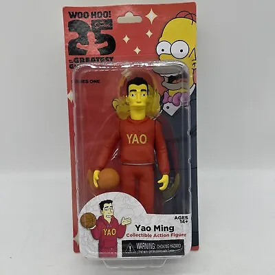 Buy YAO MING The Simpsons 25th Anniversary 5  Action Figure NECA New & Sealed  • 17.99£