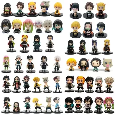 Buy Demon Slayer Mini Action Figures Toy Cake Topper Collectible Bundle Lot Gift • 22.95£