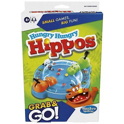 Buy Hasbro Gaming Hungry Hungry Hippos Grab And Go Game, Portable Game For 2 Players • 10.59£