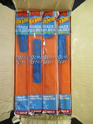Buy 16 Packs Hot Wheels Straight Track Builder Unlimited Connector System Lot GLD47 • 49.72£