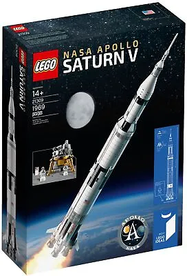 Buy RARE FIRST EDITION! LEGO 21309 Ideas NASA Apollo Saturn V *NEW & Sealed Box* • 194.90£