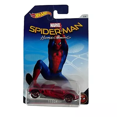Buy Hotwheels Marvel Spider-Man Home Coming Teegray No 2/6 Mattel Diecast New 2016 • 7.99£