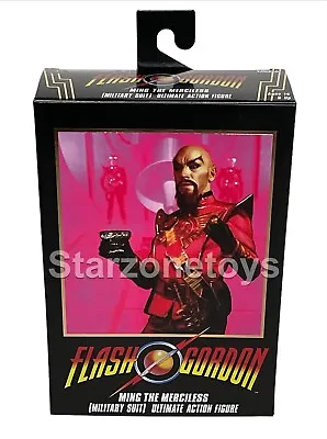 Buy Neca Ultimate Flash Gordon Movie Ming The Merciless Military Suit Action Figure • 49.99£