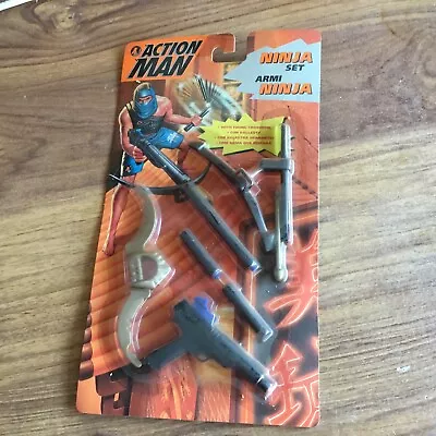 Buy Action Man Ninja Set 1996 Hasbro New On Card • 10£