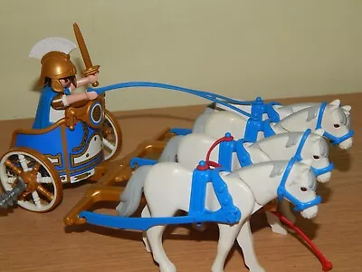 Buy Playmobil Roman Chariot & 4 Horses • 12£