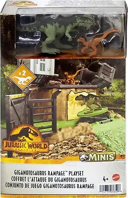 Buy Jurassic World Minis Giant Dino Rampage Playset HFF12 • 12.99£