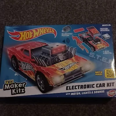 Buy Hot Wheels Electronic Car  Kit, The Maker Kitz,  8 + Years  • 14.99£