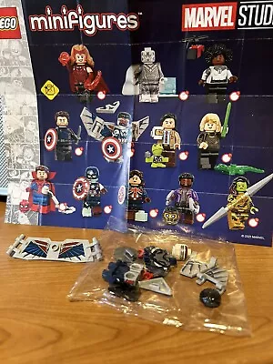 Buy LEGO Captain America Sam Wilson (colmar05) CMF Marvel Series 1 (Still Sealed) • 13£