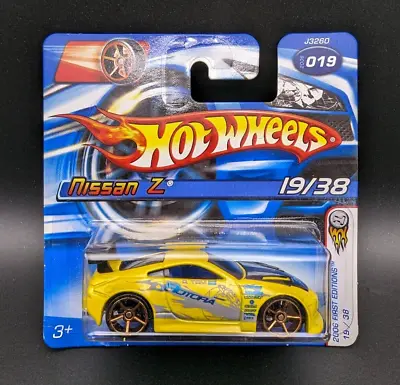 Buy Hot Wheels 2006 First Editions #019 Nissan Z 350z Yellow JDM Vintage Release L35 • 14.95£