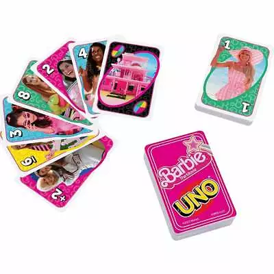 Buy Mattel Games FMP71 UNO Barbie Card Game Board Games Party Interactive Game • 7.69£