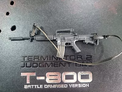 Buy Hot Toys DX13 T-800 Battle Damaged Terminator 2 Judgement Day Machine Gun Rifle • 23.99£