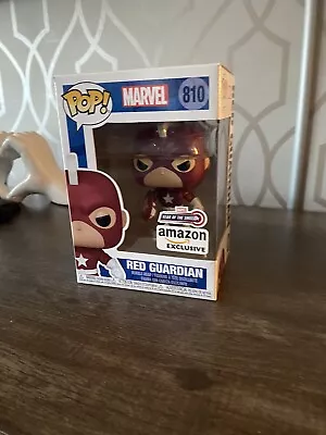 Buy Funko Pop! Marvel: Red Guardian ( Amazon Exclusive + Year Of The Shield ) • 10£