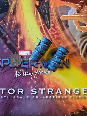 Buy Hot Toys Spiderman NWH Dr Strange MMS629 Wrist Guards Loose 1/6th Scale • 19.99£