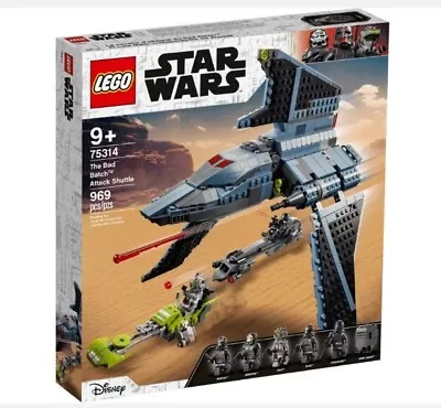 Buy RETIRED LEGO (75314) Star Wars: The Bad Batch Attack Shuttle *Brand New & Sealed • 189.95£