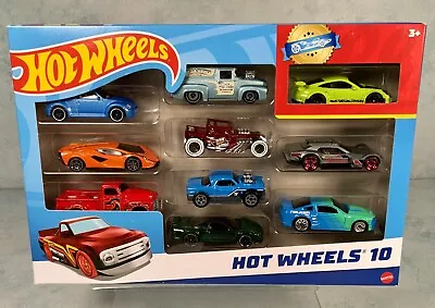 Buy Hot Wheels 10-Car Gift Pack Of 1:64 Scale Vehicles​ (As Pictured) #A New Sealed • 14.99£