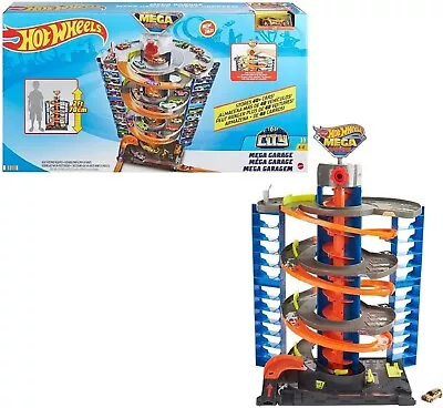 Buy Hot Wheels City 50 New Mega Garage 2 Feet Large Ages 4+ New Toy Race Car Play • 105.30£