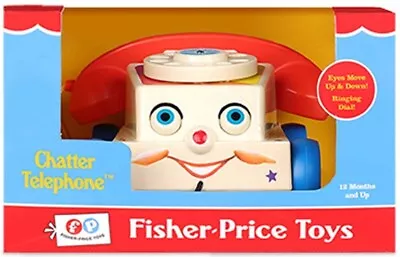 Buy *NEW* Fisher Price Classic Chatter Phone Toy - 12m+ (DAMAGED BOX) • 12£