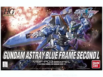 Buy Bandai HG 1/144 Gundam Astray Blue Frame Second L [4573102556011] • 23.53£