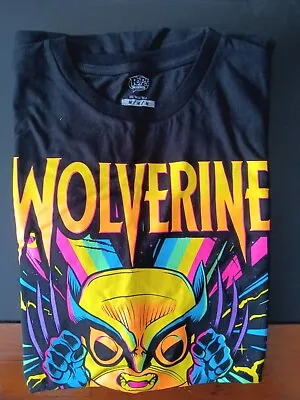 Buy Funko Tee: Marvel - Wolverine (Blacklight) Size M T-Shirt • 8.40£