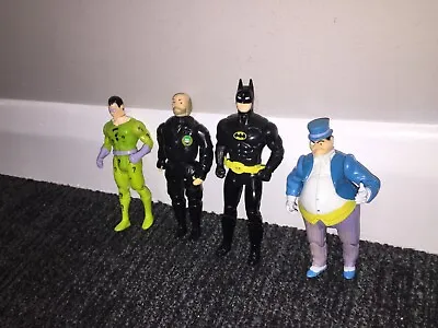 Buy Vintage Batman Figures - Batman, Bob, Penguin, Riddler (1989) • 19.99£