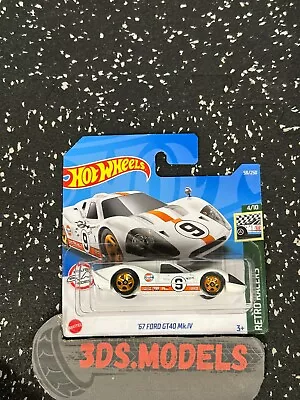 Buy FORD GT40 67 WHITE GULF Hot Wheels 1:64 **COMBINE POSTAGE** • 2.95£