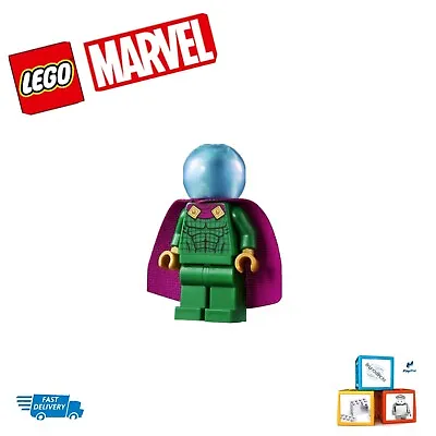 Buy Lego Marvel Mysterio Light Bluish Gray Head, Satin Trans-Light Blue Helmet 76178 • 14.25£