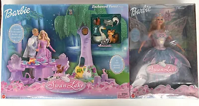 Buy Rare New In Box Barbie Swan Lake Odette 12  Doll Enchanted Forest Playset 2003 • 257.66£